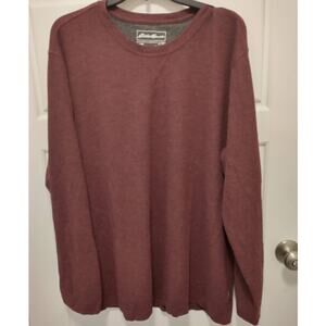 Eddie Bauer Lounge T-Shirt. Men's 2XL. Brown.